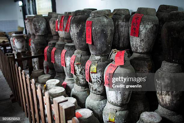 chinese wine shop - shaoxing stock pictures, royalty-free photos & images
