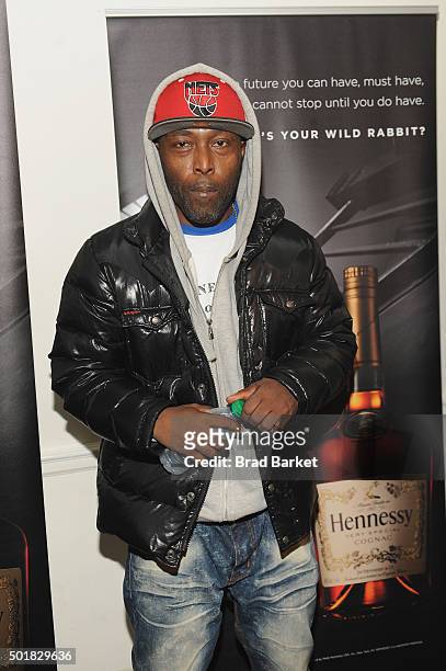 Rapper Black Rob attends the Power105.1 Breakfast Club Anniversary party presented by Verizon on December 17, 2015 in New York City.