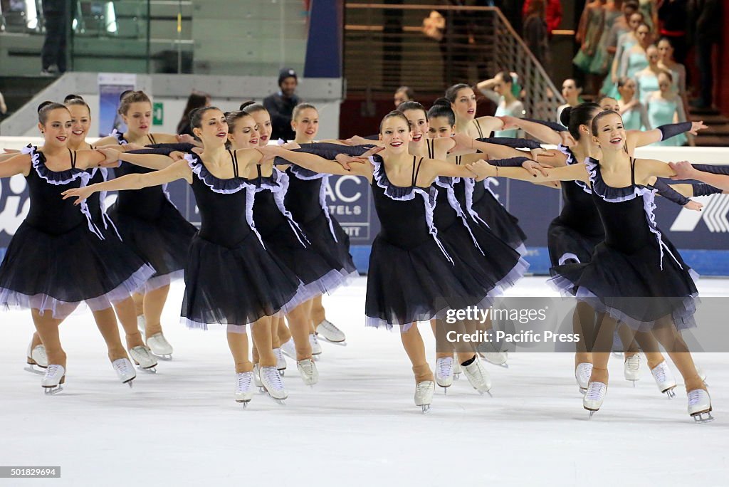 SP Synchro Junior. Ice Diamonds Junior. First day of the...