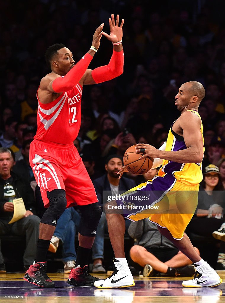 Houston Rockets v Los Angeles Lakers