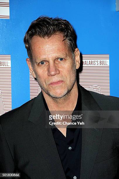 Al Corley attends "Phalaris's Bull: Solving The Riddle Of The Great Big World" opening night at Beckett Theatre on December 17, 2015 in New York City.