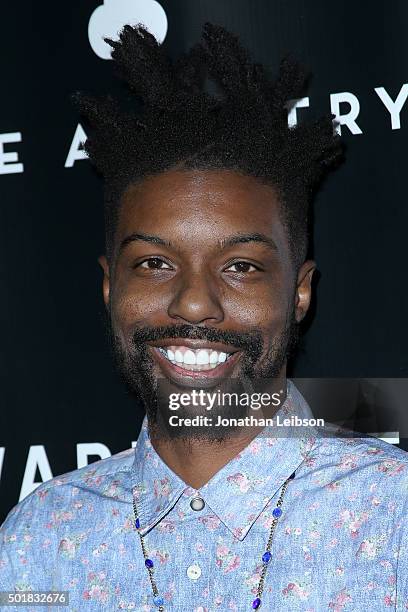 Lotto attends the Wardrobe Department LA grand opening at Wardrobe Department on December 17, 2015 in Los Angeles, California.