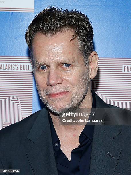 Al Corley attends "Phalaris's Bull: Solving The Riddle Of The Great Big World" opening night at Beckett Theatre on December 17, 2015 in New York City.