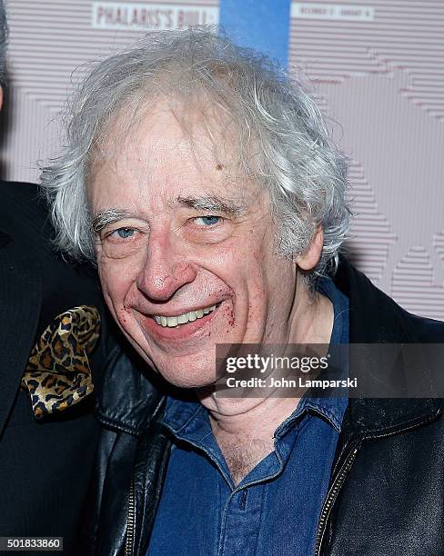 Austin Pendleton attends "Phalaris's Bull: Solving The Riddle Of The Great Big World" opening night at Beckett Theatre on December 17, 2015 in New...