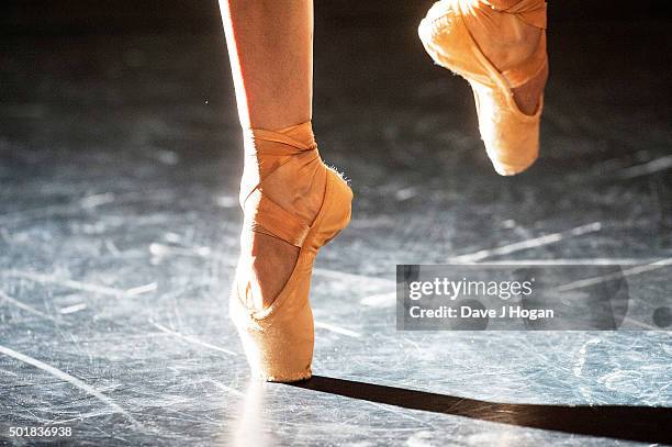 Erina Takahashi, Lead Principal at English National Ballet, rehearses for the English National Ballet performance of Queen's Bohemian Rhapsody, 40...