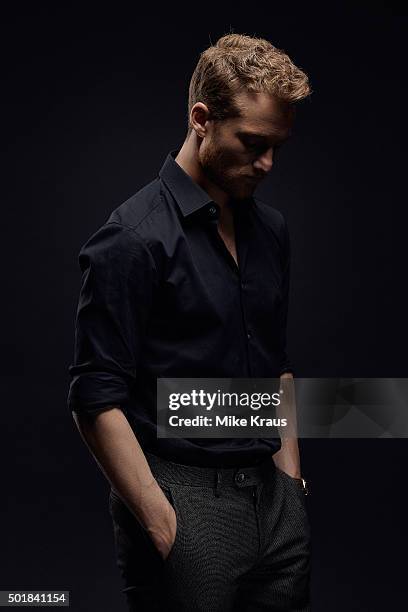 Alexander Fehling is photographed for Self Assignment on July 15, 2015 in Munich, Germany.