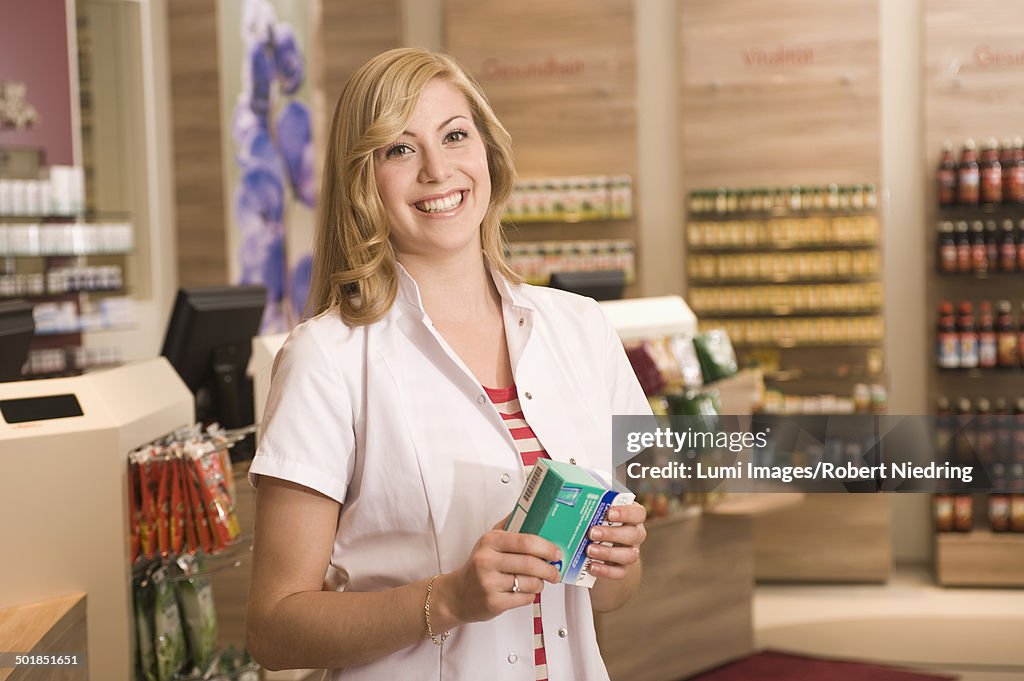 Young Female Pharmacist, Munich, Bavaria, Germany