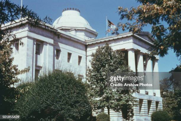 North Carolina State Capitol Building, Raleigh, North Carolina, USA, circa 1960.