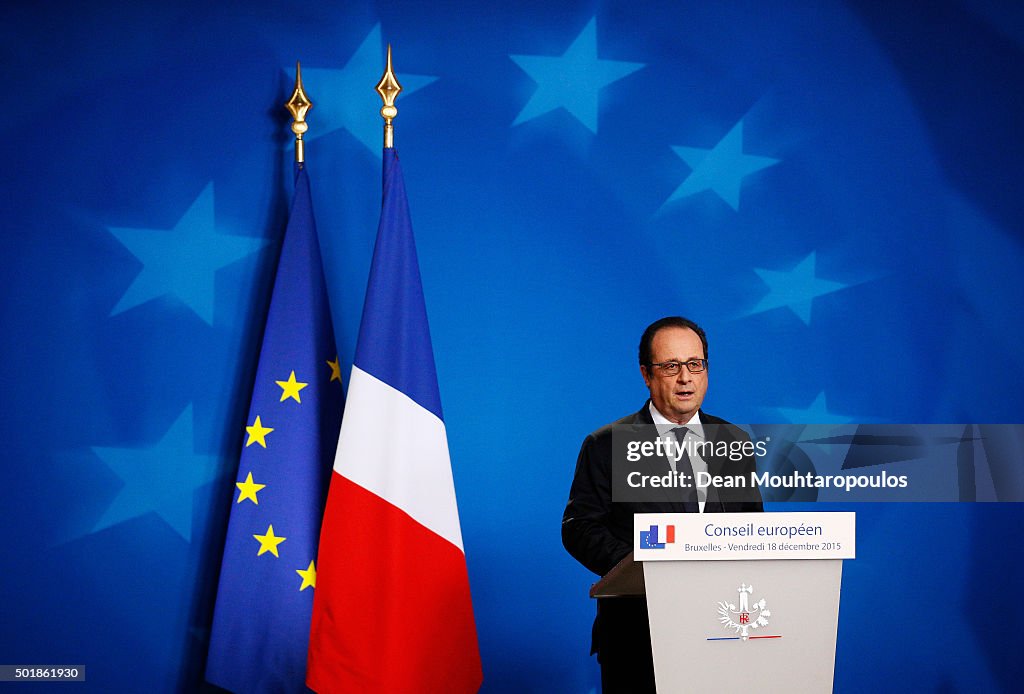 European Leaders Attend The European Council Meeting In Brussels