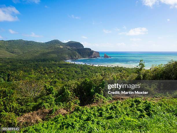 fond d'or bay, near dennery, castries quarter, saint lucia, windward islands, lesser antilles - dennery bay stock pictures, royalty-free photos & images
