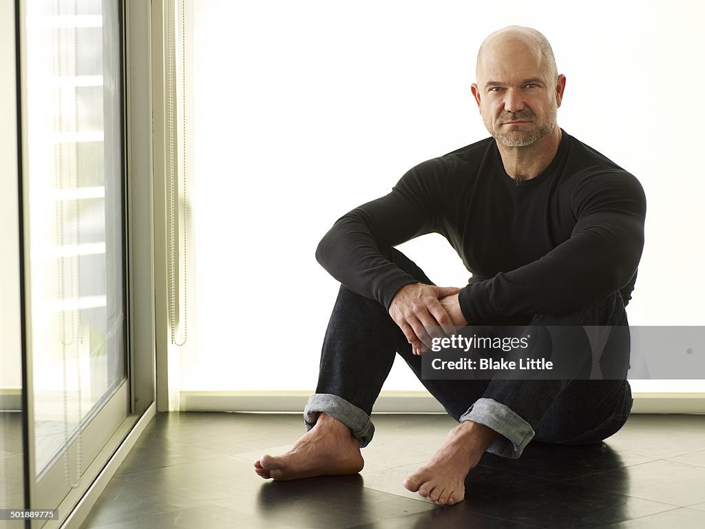 Man sitting on Floor