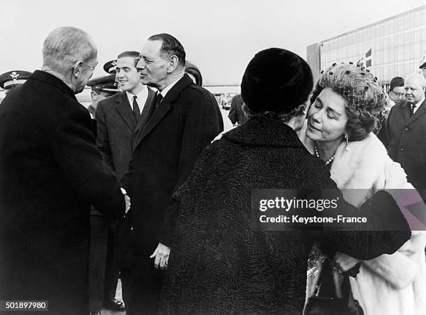 Official Royal Engagement Between Prince Constantine Of Greece And Princess Anne-Marie Of Denmark In Presence Of King Frederik IX And Queen Ingrid Of...