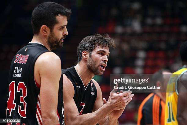 Bruno Cerella, #7 of EA7 Emporio Armani Milan during the Turkish Airlines Euroleague Basketball Regular Season Round 10 game between EA7 Emporio...