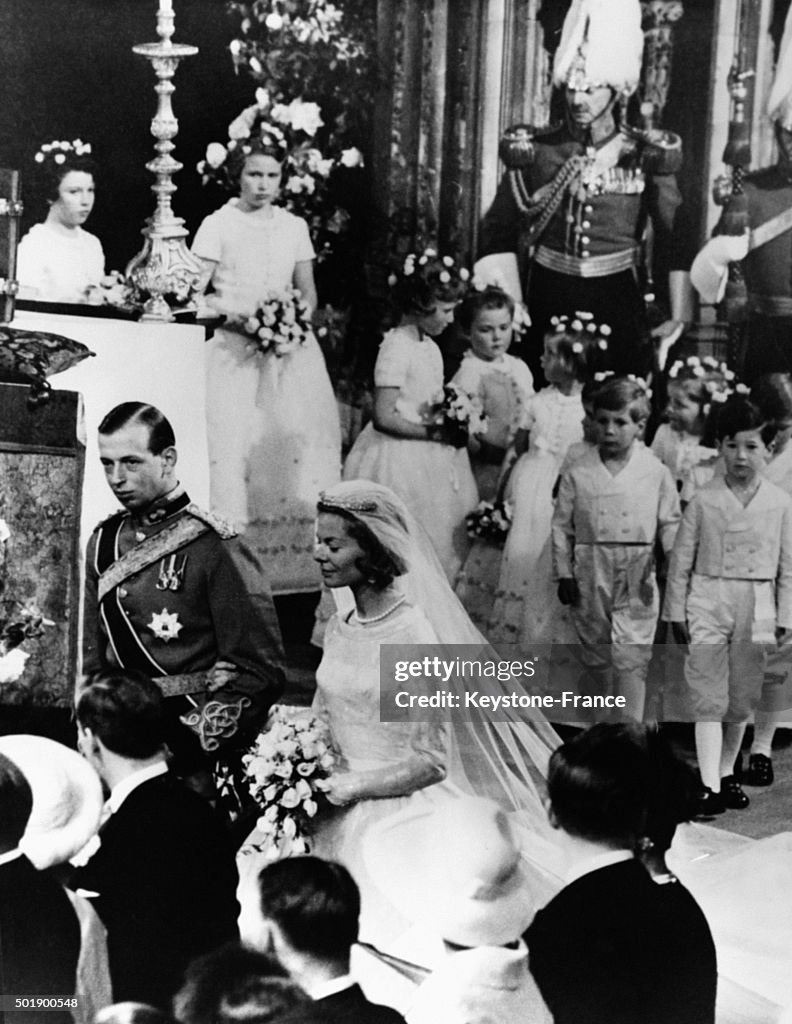 Wedding Of Duke Of Kent With Katharine Worsley At York Minster