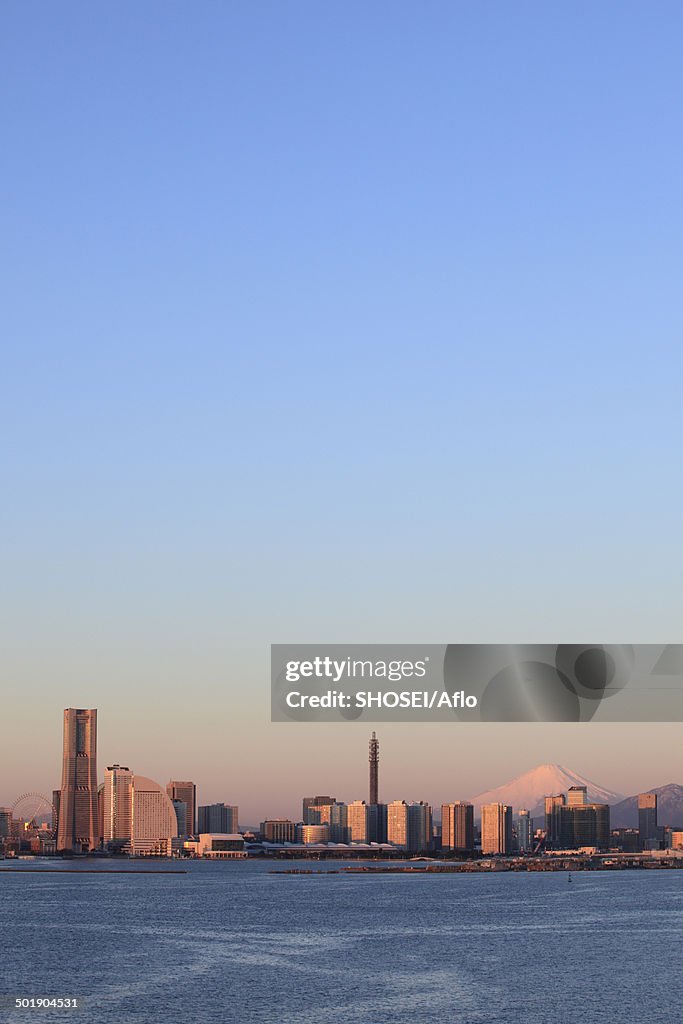 View of Yokohama, Kanagawa Prefecture, Japan