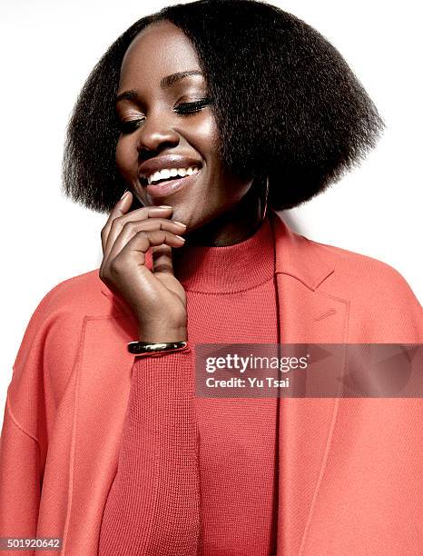 Actress Lupita Nyong'o is photographed for Rhapsody Magazine on October 5, 2015 in New York City. PUBLISHED IMAGE.