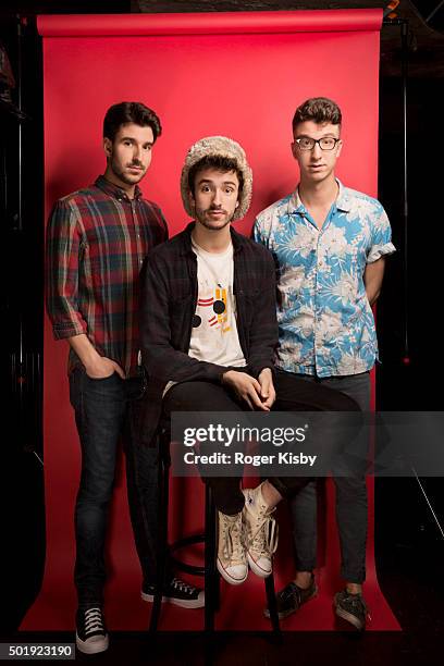 Pose for a portrait at the 16th Annual TJ Martell Foundation New York Family Day on December 13, 2015 at Brooklyn Bowl in New York City.