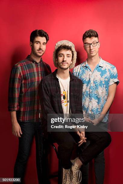 Pose for a portrait at the 16th Annual TJ Martell Foundation New York Family Day on December 13, 2015 at Brooklyn Bowl in New York City.