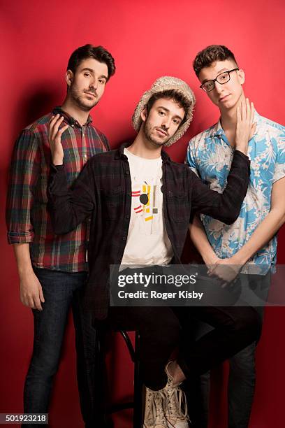 Pose for a portrait at the 16th Annual TJ Martell Foundation New York Family Day on December 13, 2015 at Brooklyn Bowl in New York City.