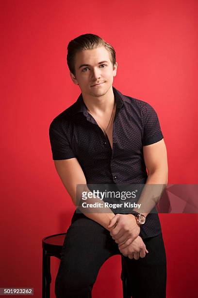 Singer Hunter Hayes poses for a portrait at the 16th Annual TJ Martell Foundation New York Family Day on December 13, 2015 at Brooklyn Bowl in New...