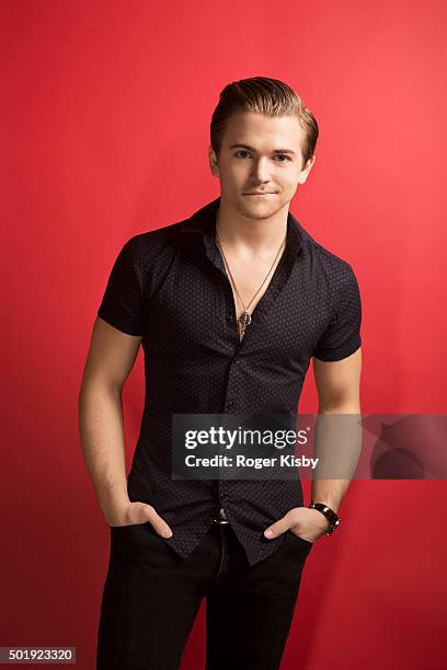 Singer Hunter Hayes poses for a portrait at the 16th Annual TJ Martell Foundation New York Family Day on December 13, 2015 at Brooklyn Bowl in New...