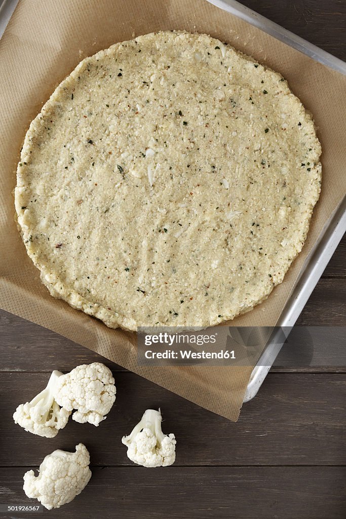 Cauliflower pizza dough