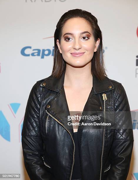 Chloe Angelides attends Y100's Jingle Ball 2015 on December 18, 2015 in Miami, Florida.