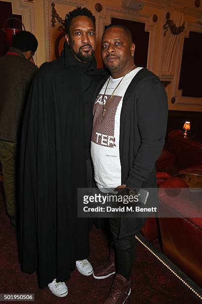 Tim Wade and Carl Gilliam attend a special screening of "Star Wars: The Force Awakens" hosted by will.i.am and i.am+ at The Electric Cinema on...