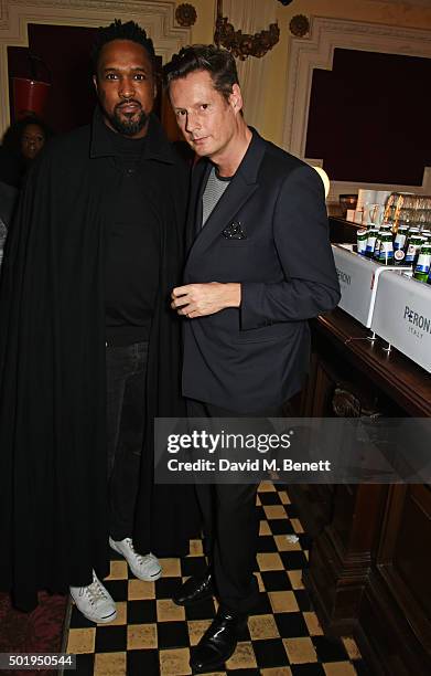 Tim Wade and Percy Parker attend a special screening of "Star Wars: The Force Awakens" hosted by will.i.am and i.am+ at The Electric Cinema on...