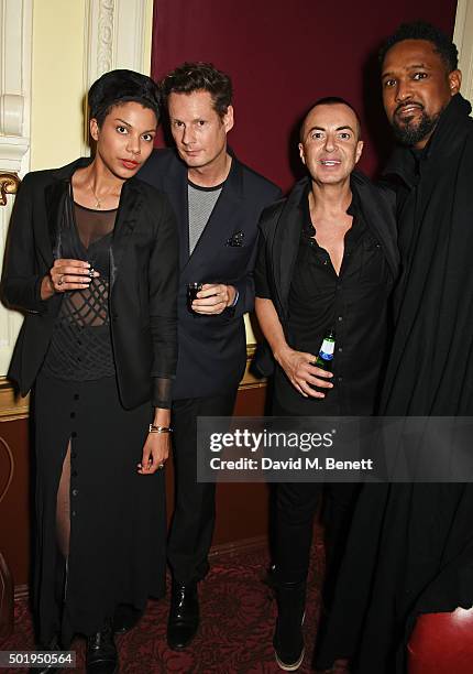 Ophelia Aasa, Percy Parker, Julien Macdonald and Tim Wade attend a special screening of "Star Wars: The Force Awakens" hosted by will.i.am and i.am+...