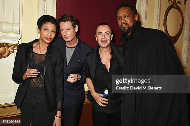 Ophelia Aasa, Percy Parker, Julien Macdonald and Tim Wade attend a special screening of "Star Wars: The Force Awakens" hosted by will.i.am and i.am+...