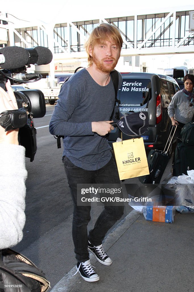 Celebrity Sightings In Los Angeles - December 18, 2015