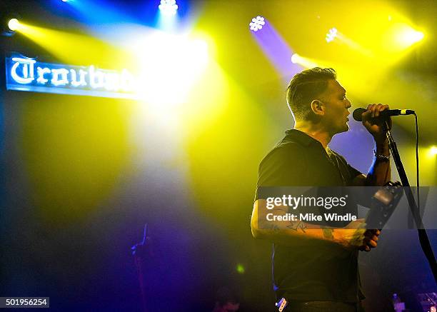 Nathan Willett of Cold War Kids performs onstage during a private concert for SiriusXM subscribers on December 18, 2015 in West Hollywood, California.