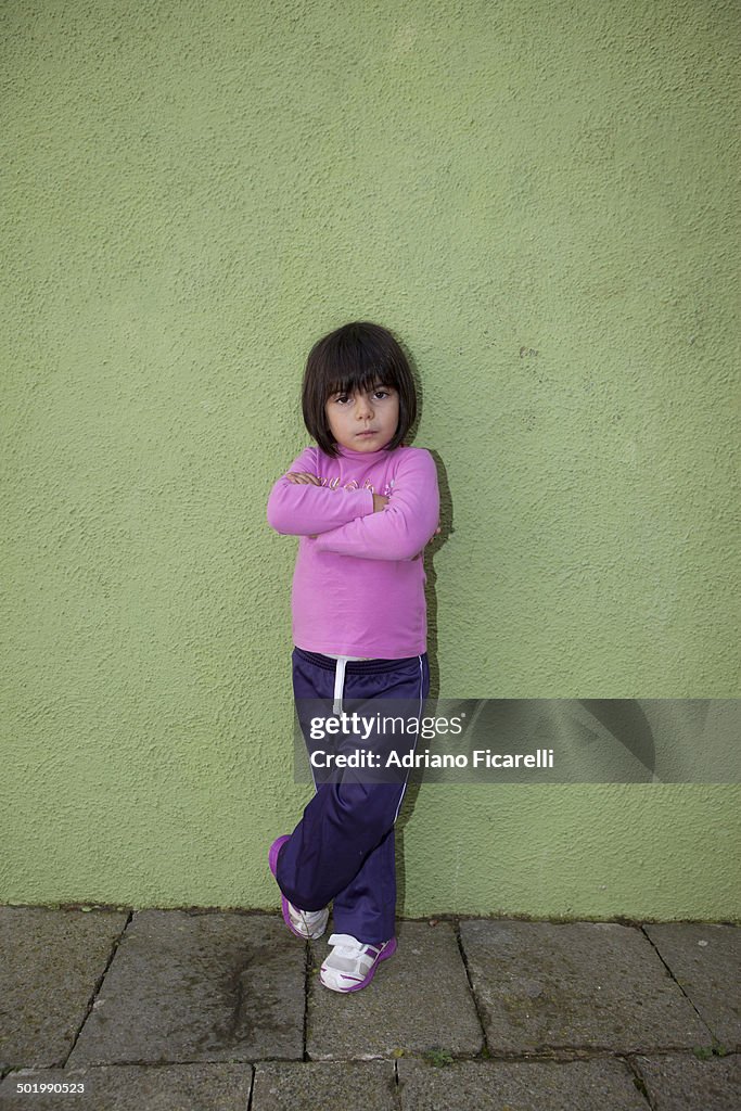 Funny girl in Burano