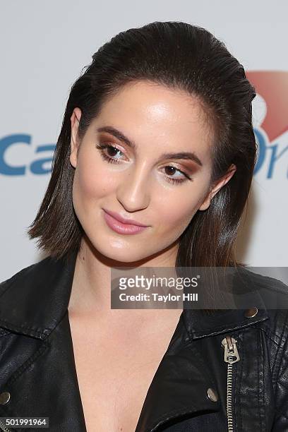 Chloe Angelides attends the 2015 Y100 Jingle Ball at BB&T Center on December 18, 2015 in Sunrise, Florida.