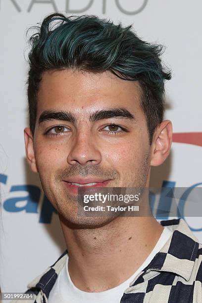 Joe Jonas attends the 2015 Y100 Jingle Ball at BB&T Center on December 18, 2015 in Sunrise, Florida.