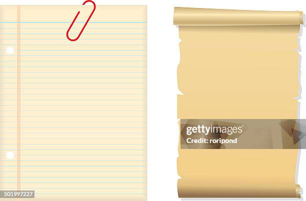 parchment - brown paper stock illustrations