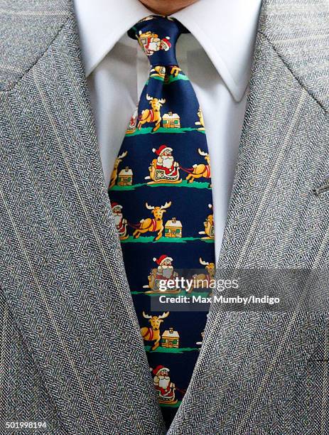 Prince Edward, Earl of Wessex attends the Christmas Racing Weekend at Ascot Racecourse on December 19, 2015 in Ascot, England.