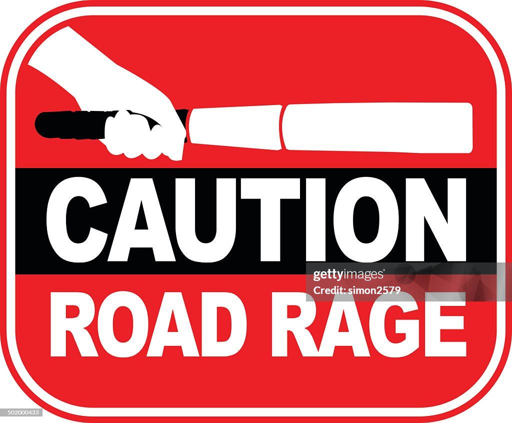 Road Rage sign