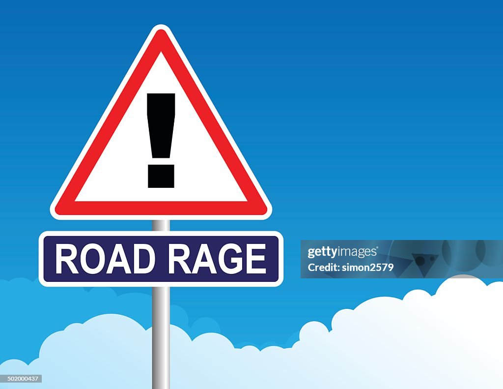 Red Rage Sign Road Rage Sign High-Res Vector Graphic - Getty Images