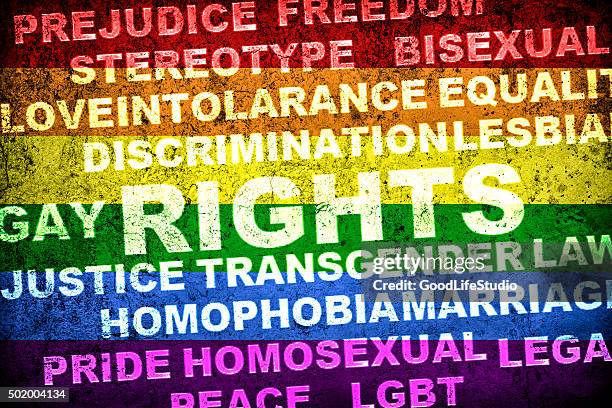 lgbt rights - word cloud stock illustrations