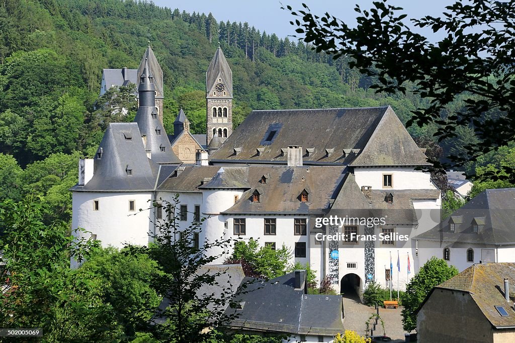 View on Clervaux in Luxembourg