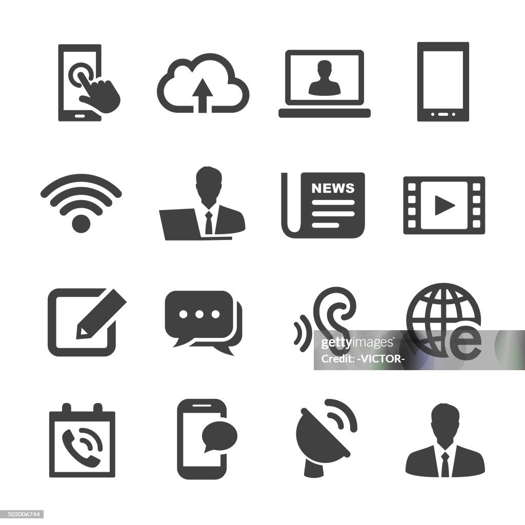 Communication Icons - Acme Series