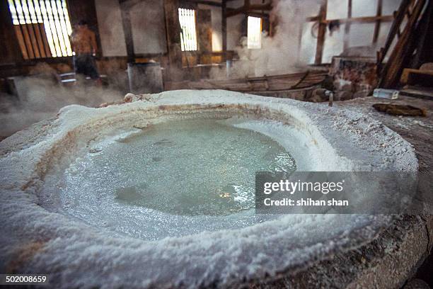 Salt Manufacturing Process Zigong City Photos and Premium High Res Pictures - Getty Images