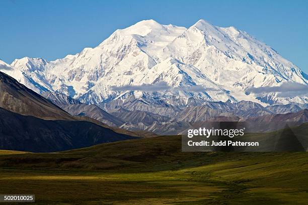 the great one - mt mckinley stock pictures, royalty-free photos & images