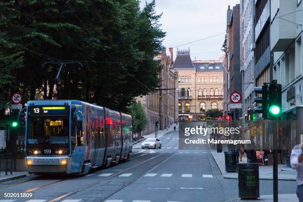 aker brygge district near the seaport - city of oslo stock pictures, royalty-free photos & images