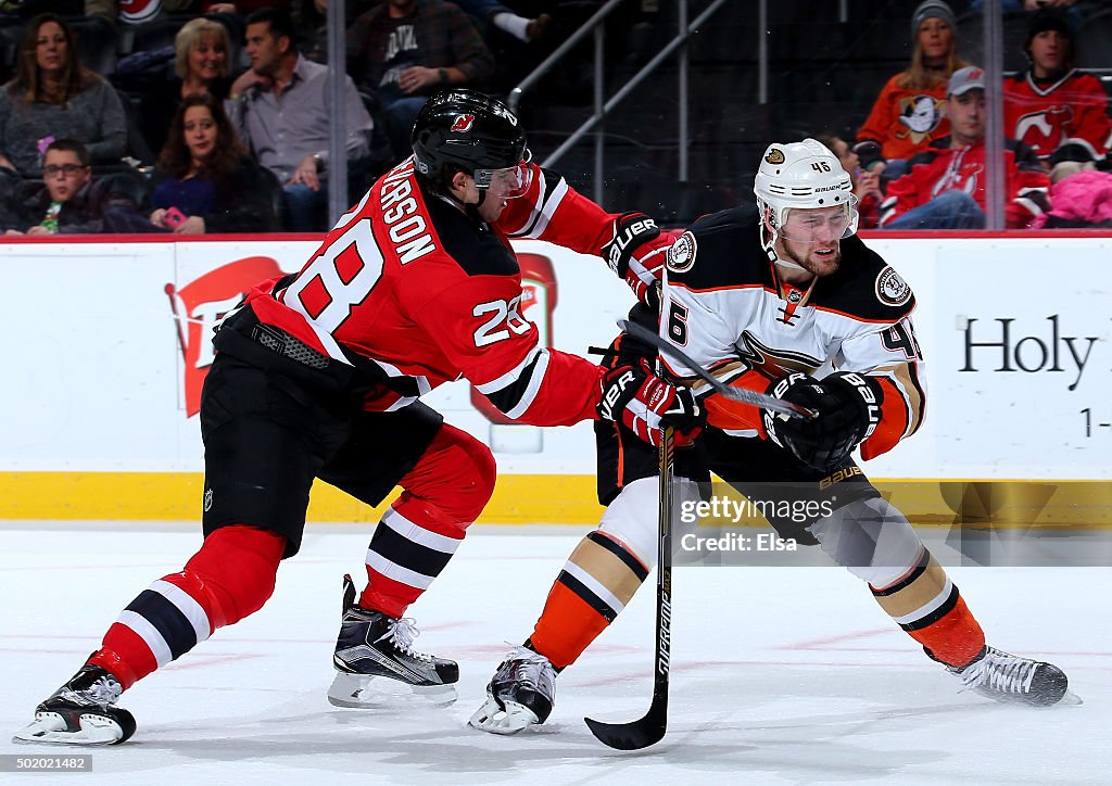 Anaheim Ducks v New Jersey Devils