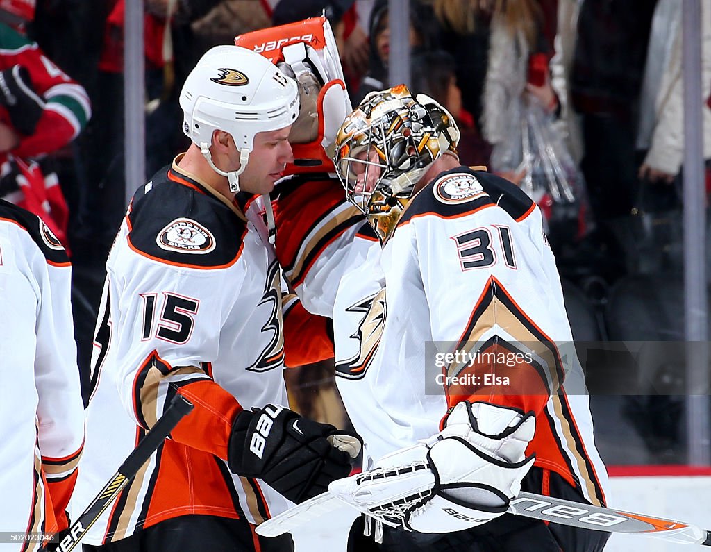 Anaheim Ducks v New Jersey Devils