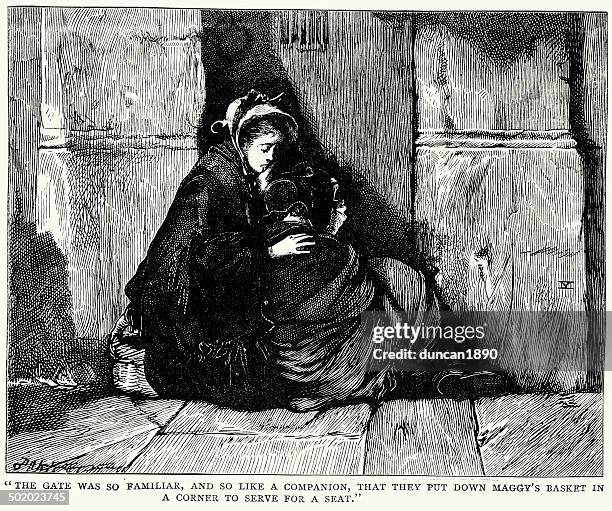 little dorrit by charles dickens - charles dickens stock illustrations