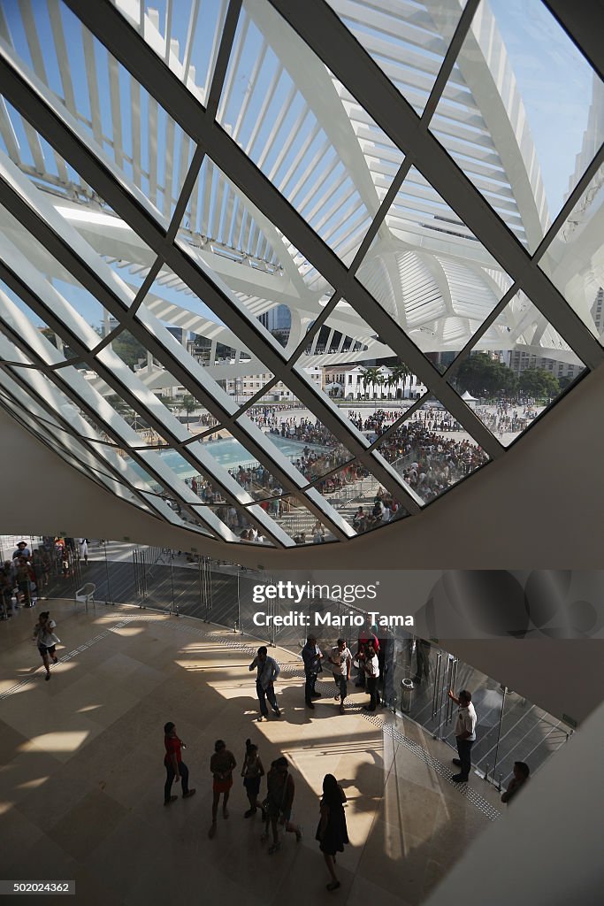 Opening Of Calatrava's Museum Of Tomorrow In Rio De Janeiro, Brazil